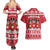 Saint Bernard Dog Switzerland Christmas Couples Matching Summer Maxi Dress and Hawaiian Shirt - Wonder Print Shop