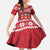 Saint Bernard Dog Switzerland Christmas Family Matching Long Sleeve Bodycon Dress and Hawaiian Shirt - Wonder Print Shop