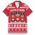 Saint Bernard Dog Switzerland Christmas Family Matching Off The Shoulder Long Sleeve Dress and Hawaiian Shirt - Wonder Print Shop
