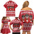 Saint Bernard Dog Switzerland Christmas Family Matching Off Shoulder Short Dress and Hawaiian Shirt - Wonder Print Shop