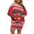 Saint Bernard Dog Switzerland Christmas Family Matching Off Shoulder Short Dress and Hawaiian Shirt - Wonder Print Shop