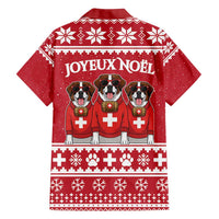 Saint Bernard Dog Switzerland Christmas Family Matching Puletasi and Hawaiian Shirt - Wonder Print Shop