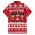 Saint Bernard Dog Switzerland Christmas Family Matching Short Sleeve Bodycon Dress and Hawaiian Shirt - Wonder Print Shop