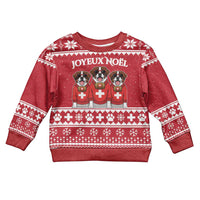 Saint Bernard Dog Switzerland Christmas Kid Ugly Christmas Sweater - Wonder Print Shop