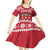 Saint Bernard Dog Switzerland Christmas Kid Short Sleeve Dress - Wonder Print Shop