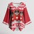 Saint Bernard Dog Switzerland Christmas Kimono Sleeve Blouse - Wonder Print Shop