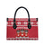Saint Bernard Dog Switzerland Christmas Leather Bag - Wonder Print Shop