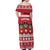 Saint Bernard Dog Switzerland Christmas Off Shoulder Maxi Dress - Wonder Print Shop