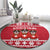 Saint Bernard Dog Switzerland Christmas Round Carpet - Wonder Print Shop