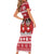 Saint Bernard Dog Switzerland Christmas Short Sleeve Bodycon Dress - Wonder Print Shop