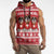 Saint Bernard Dog Switzerland Christmas Sleeveless Hoodie - Wonder Print Shop