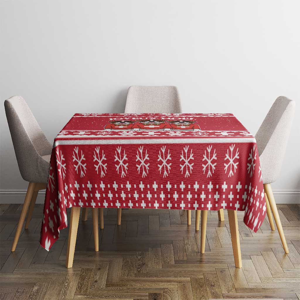 Saint Bernard Dog Switzerland Christmas Tablecloth - Wonder Print Shop