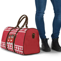 Saint Bernard Dog Switzerland Christmas Travel Bag - Wonder Print Shop