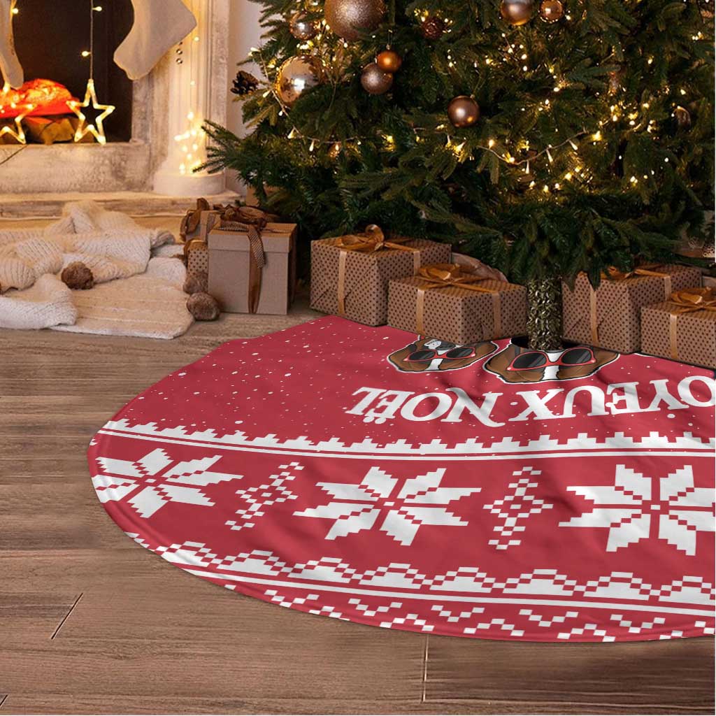Saint Bernard Dog Switzerland Christmas Tree Skirt - Wonder Print Shop