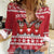 Saint Bernard Dog Switzerland Christmas Women Casual Shirt - Wonder Print Shop