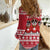 Saint Bernard Dog Switzerland Christmas Women Casual Shirt - Wonder Print Shop