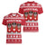 Saint Bernard Dog Switzerland Christmas Women V-Neck T-Shirt - Wonder Print Shop
