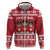 Saint Bernard Dog Switzerland Christmas Zip Hoodie - Wonder Print Shop