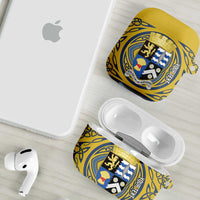 Personalized Cardiganshire Wales AirPods Case Ceredigion Coat of Arms Celtic Design - Wonder Print Shop