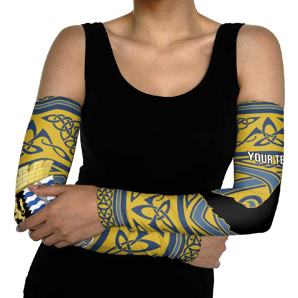 Personalized Cardiganshire Wales Arm Sleeves Ceredigion Coat of Arms Celtic Design - Wonder Print Shop