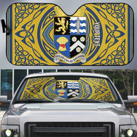 Personalized Cardiganshire Wales Auto Sun Shade Ceredigion Coat of Arms Celtic Design - Wonder Print Shop