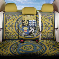 Personalized Cardiganshire Wales Back Car Seat Cover Ceredigion Coat of Arms Celtic Design - Wonder Print Shop