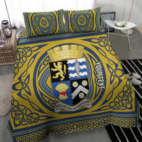 Personalized Cardiganshire Wales Bedding Set Ceredigion Coat of Arms Celtic Design - Wonder Print Shop