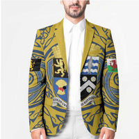 Personalized Cardiganshire Wales Blazer Ceredigion Coat of Arms Celtic Design - Wonder Print Shop