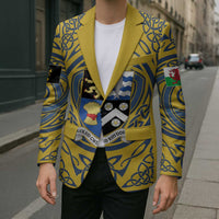 Personalized Cardiganshire Wales Blazer Ceredigion Coat of Arms Celtic Design - Wonder Print Shop