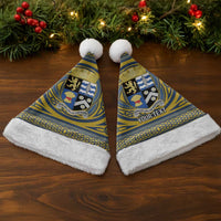 Personalized Cardiganshire Wales Christmas Santa Hat Ceredigion Coat of Arms Celtic Design - Wonder Print Shop