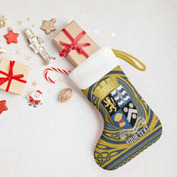 Personalized Cardiganshire Wales Christmas Stocking Ceredigion Coat of Arms Celtic Design - Wonder Print Shop