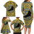 Personalized Cardiganshire Wales Family Matching Long Sleeve Bodycon Dress and Hawaiian Shirt Ceredigion Coat of Arms Celtic Design - Wonder Print Shop