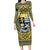 Personalized Cardiganshire Wales Family Matching Long Sleeve Bodycon Dress and Hawaiian Shirt Ceredigion Coat of Arms Celtic Design - Wonder Print Shop