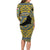 Personalized Cardiganshire Wales Family Matching Long Sleeve Bodycon Dress and Hawaiian Shirt Ceredigion Coat of Arms Celtic Design - Wonder Print Shop