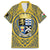 Personalized Cardiganshire Wales Family Matching Off The Shoulder Long Sleeve Dress and Hawaiian Shirt Ceredigion Coat of Arms Celtic Design - Wonder Print Shop