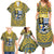 Personalized Cardiganshire Wales Family Matching Summer Maxi Dress and Hawaiian Shirt Ceredigion Coat of Arms Celtic Design - Wonder Print Shop