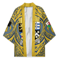 Personalized Cardiganshire Wales Kimono Ceredigion Coat of Arms Celtic Design - Wonder Print Shop
