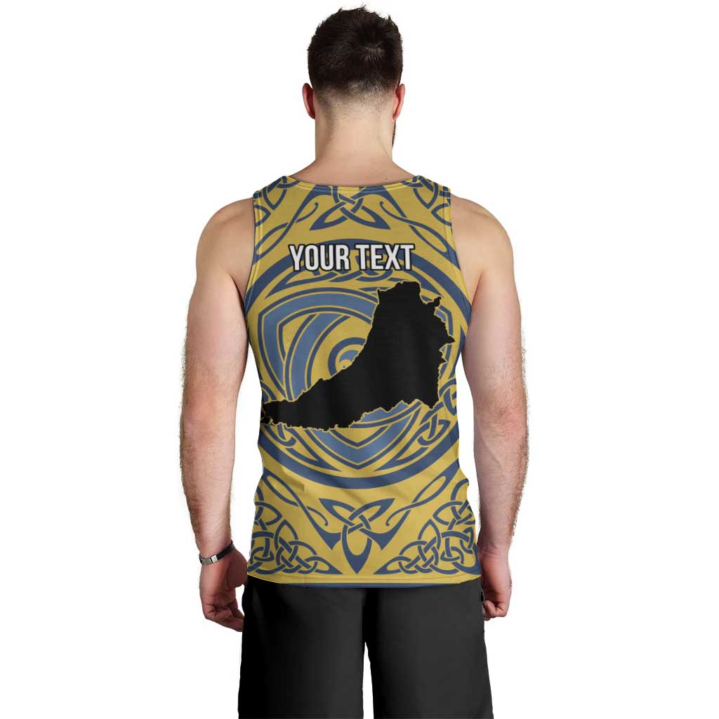 Personalized Cardiganshire Wales Men Tank Top Ceredigion Coat of Arms Celtic Design - Wonder Print Shop