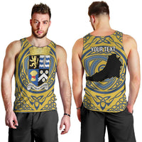 Personalized Cardiganshire Wales Men Tank Top Ceredigion Coat of Arms Celtic Design - Wonder Print Shop