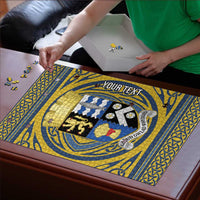Personalized Cardiganshire Wales Puzzle Ceredigion Coat of Arms Celtic Design - Wonder Print Shop