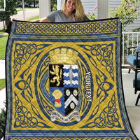 Personalized Cardiganshire Wales Quilt Ceredigion Coat of Arms Celtic Design - Wonder Print Shop