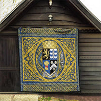 Personalized Cardiganshire Wales Quilt Ceredigion Coat of Arms Celtic Design - Wonder Print Shop