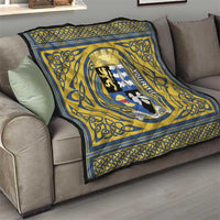 Personalized Cardiganshire Wales Quilt Ceredigion Coat of Arms Celtic Design - Wonder Print Shop