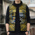 Personalized Cardiganshire Wales Sleeveless Puffer Jacket Ceredigion Coat of Arms Celtic Design - Wonder Print Shop