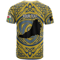 Personalized Cardiganshire Wales T Shirt Ceredigion Coat of Arms Celtic Design - Wonder Print Shop