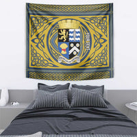 Personalized Cardiganshire Wales Tapestry Ceredigion Coat of Arms Celtic Design - Wonder Print Shop