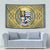 Personalized Cardiganshire Wales Tapestry Ceredigion Coat of Arms Celtic Design - Wonder Print Shop