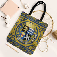 Personalized Cardiganshire Wales Tote Bag Ceredigion Coat of Arms Celtic Design - Wonder Print Shop