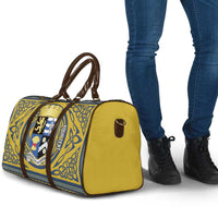 Personalized Cardiganshire Wales Travel Bag Ceredigion Coat of Arms Celtic Design - Wonder Print Shop