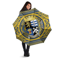 Personalized Cardiganshire Wales Umbrella Ceredigion Coat of Arms Celtic Design - Wonder Print Shop